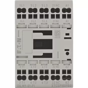 Eaton DILM9-01(24VD) Power Contactor, 3-Pole, 9 A, 24 V DC Coil 199238