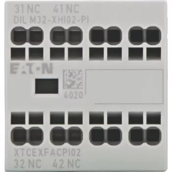 Eaton DILM32-XHI02-PI bloc de contacts auxiliaires, 2 NC, 4 A, montage frontal 199310