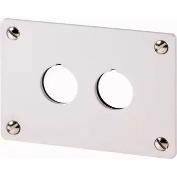 Eaton M22-E2 plaque de montage, aluminium gris, IP65, 105 x 72 mm 216543