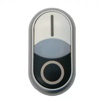 Eaton M22S-DDL-W actionneur de double bouton-poussoir, éclairé, blanc 216707