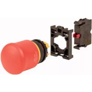Eaton M22-PV-K01-BVP bouton-poussoir d'arrêt d'urgence, 1 NC, déverrouillage par traction, IP66 110938