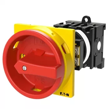 Commutateur à cames verrouillable Eaton T0-2-1/V/SVB 20 A 1 pôle 90° rouge/jaune