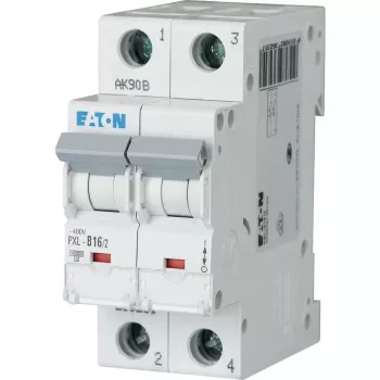 Disjoncteur miniature Eaton PXL-C16/2, 2 pôles, 16 A, courbe C, 6 kA 236289