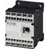 Mini-contacteur Eaton DILEM-01-G-C(24VDC), 3 pôles, 1 NC, bobine 24 V DC, 9 A, 4 kW, IP20, noir/blanc 230167