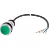 Bouton-poussoir plat Eaton C22-DL-G-K10-24-P62, vert 185586