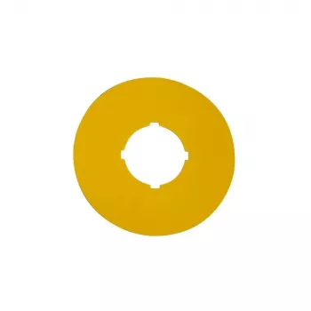 Eaton M22-XBK panneau d'arrêt d'urgence, jaune, 90x90mm, légende NOT-AUS 269580