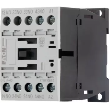 Eaton DILA-40 Auxiliary Contactor, 4 NO, 24 V AC Coil, 50 Hz 276316