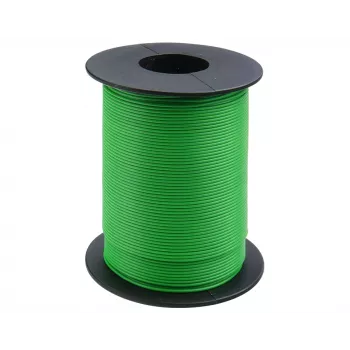 Donau Elektronik 105-4-100 Hook-Up Wire 0.20 mm² Green 100 m