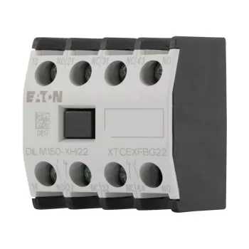 Eaton DILM150-XHI22 bloc de contacts auxiliaires, 2NO+2NC, montage frontal, bornes à vis 277950