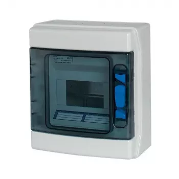 Eaton 174222 IKA-1/6-ST petit tableau de distribution en saillie, 1 rangée, 6 modules, blanc