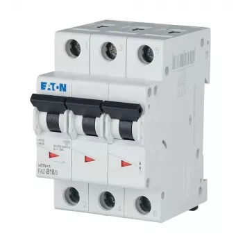 Eaton FAZ-B16/3 Miniature Circuit Breaker Type B, 3-Pole, 16 A 278847