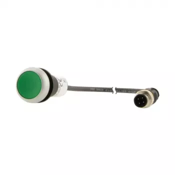 Eaton C22-D-G-K10-P3 Push Button, Flush, Momentary, Green, 1NO 181632