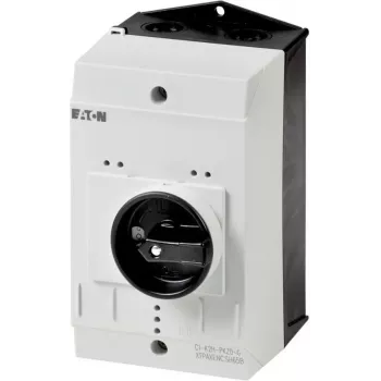 Boîtier vide Eaton CI-K2-PKZ0-G avec interrupteur rotatif, 160 x 100 x 130 mm, gris/noir 219654