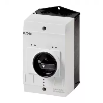 Boîtier vide Eaton CI-K2-PKZ0-G avec interrupteur rotatif, 160 x 100 x 130 mm, gris/noir 219654