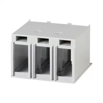 Eaton 260038 cache-bornes pour disjoncteurs NZM2 3 pôles, cadre BG2, gris