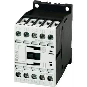 Eaton DILM7-01 Contactor, 24 V DC, IP20, 45 x 68 mm, Black/White 276600