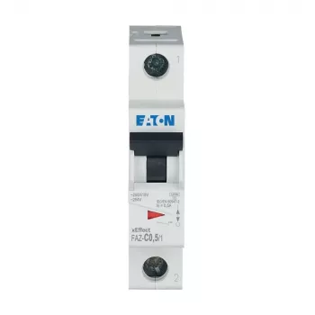 Eaton FAZ-C0.5/1 disjoncteur miniature (MCB) 1 pôle C 0,5 A 10 kA 278544