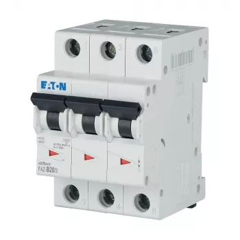 Eaton FAZ-B20/3 disjoncteur miniature 3 pôles type B 20A 278848