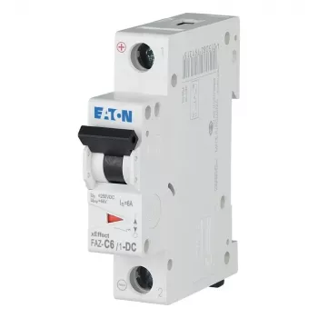 Eaton FAZ-C6/1-DC disjoncteur miniature 1 pôle 6 A type C DC 279125
