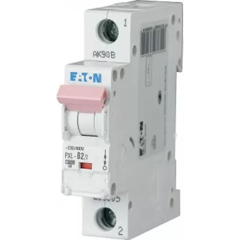 Eaton PXL-B2/1 disjoncteur miniature type B, 1 pôle, 2 A, 10 kA, rail DIN 236005