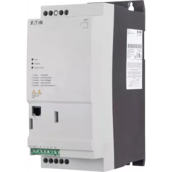 Eaton DE1-34016FN-N20N démarreur à vitesse variable, 380-480 V, 50/60 Hz, IP20, noir/blanc 174340