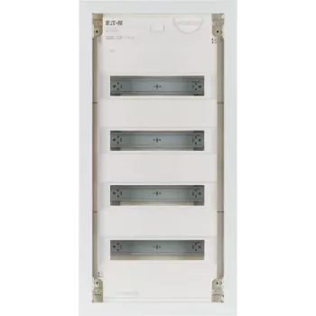 Eaton KLV-48HWP-F armoire de distribution encastrée, 4 rangées, 48 modules, porte en acier blanche 178812