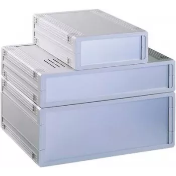 Boîtier de bureau Bopla ULTRAMAS UM32009L+2X FP30009, ABS, gris clair, 157,5 x 62,2 x 199 mm 55320000.MT6