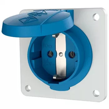 Prise en saillie Schuko Mennekes 11031F, 16 A, 230 V, IP54, bleue