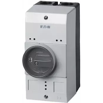 Boîtier vide Eaton CI-PKZ0-GM avec interrupteur rotatif, 158 x 80 x 126 mm, noir/gris 260089