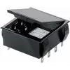 Bopla porte-piles pour 4 piles AA (Mignon) avec connexion à souder pour bloc 9V, 65 x 65 x 21,5 mm, noir 46600000