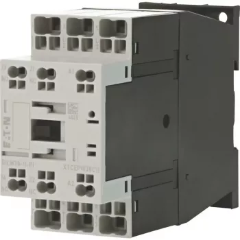 Contacteur Eaton DILM38-11(RDC24) 3 pôles, 38 A AC-3, bobine 24 V DC, 1NO+1NC 199298