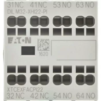 Bloc de contacts auxiliaires Eaton DILM32-XHI22, 2NO+2NC, montage frontal, bornes à vis 199311