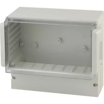 Boîtier de commande BOPLA RCP 3100, base ABS, couvercle polycarbonate, gris clair, 296 x 261 x 132,5 mm 41310109
