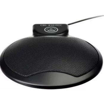 AKG CBL410 PC Microphone - Wired 3.5mm Jack, Omnidirectional, 20Hz-20kHz, Black (CBL410PCC)