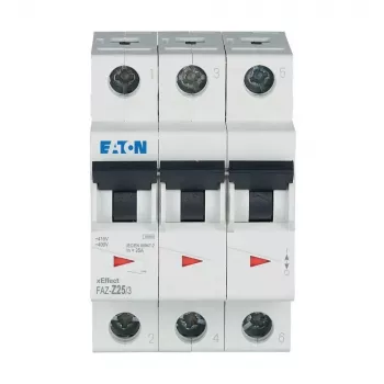 Disjoncteur miniature Eaton FAZ-Z25/3 25 A 3 pôles caractéristique Z 278929