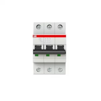 Disjoncteur miniature ABB S203-D16 2CDS253001R0161, courbe D, 16 A, 3 pôles, 6 kA