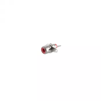 S CONN maximum connectivity RCA Panel Mount Socket, Red 52090-R