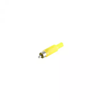S CONN maximum connectivity RCA Plug Yellow Solder Gold-Plated 51400-Y