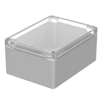 Boîtier universel BOPLA en polycarbonate gris clair 160 x 120 x 75 M 2381 G 02238300