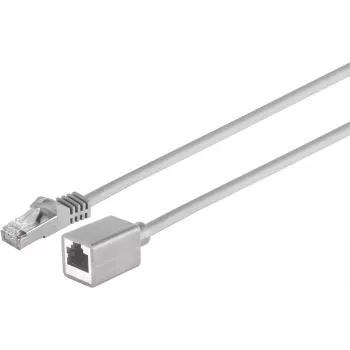 S CONN MAXIMUM CONNECTIVITY Cat.7 S/FTP PIMF Network Extension Cable, RJ45 Male to Female, Halogen-Free, Grey, 10 m 08-62070