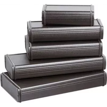 Bopla boîtier universel 200 x 169 x 82 aluminium noir ABPH 1680-200 84686200.H
