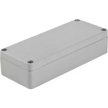 BOPLA Alu-Top boîtier universel, aluminium, gris argent (RAL 7001), 150 x 64 x 34 mm 01103000.MT1