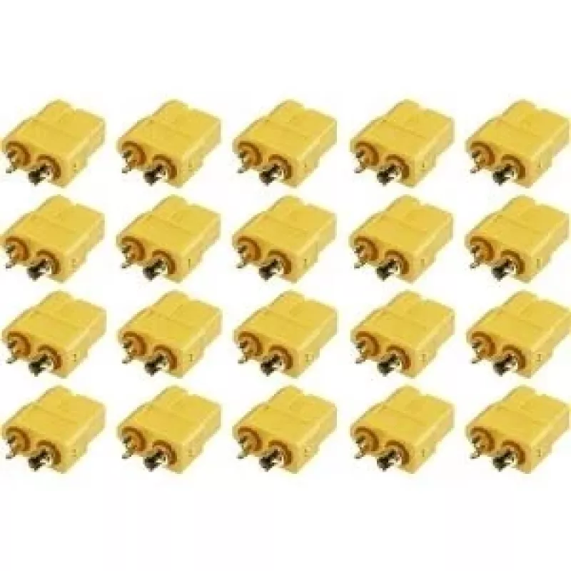 Connecteur femelle XT60 Reely plaqué or, pack de 20
