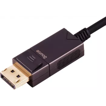 S/CONN maximum connectivity 30-20485 Optical DisplayPort to HDMI-A Adapter Cable, 4K60, 30 m
