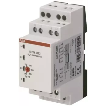 Relais de surveillance de sous-tension ABB E236-US2, 10-60 V AC/DC, 1 inverseur 2CDE165010R2001