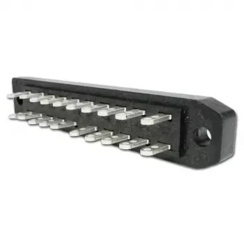 Connecteur à lames asymétrique TELEGÄRTNER DIN 41622 20 pôles, raccordement à souder, mâle, A 20 J00045A0916