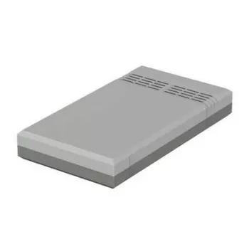 BOPLA EG 2030 L boîtier de bureau 200 x 112 x 30 mm polystyrène gris clair RAL 7035 32203012
