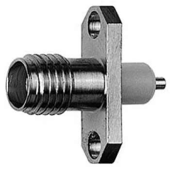 Embase SMA Telegärtner à bride Z28, or (standard) - 5 pièces (J01151A0631)