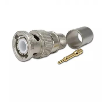 Connecteur mâle de câble BNC à sertir Telegärtner, 50 ohms, RG-213/U, 1 pièce (J01000A0059)