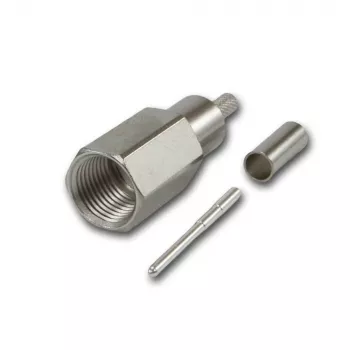 Connecteur de câble FME Telegärtner à sertir G07 sertir/sertir, Low Cost, 15 dB / 2 GHz, B2725, G07 (RG-316/U) - 5 pièces J01700A0010